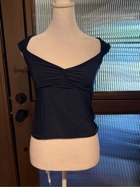 Tilly's Navy Cropped Tank Top